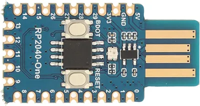 Zdjęcie produktu dla Mikrokontroler RP2040 Jeden port USB A Męski Dwurdzeniowy 4MB Flash Płytka rozszerzająca PCB Pico dla Raspberry Pi