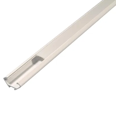 Obrázek produktu pro MasterLED LED rohový profil PVC 22x12mm Corner bílý 1m – rohová lišta ve tvaru V pro LED pásky s mléčným krytem – úhlový profil kolejnice