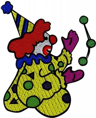 Produktbild von Aufnäher - CLOWN - 04447 - Gr. ca. 8 x 10 cm
