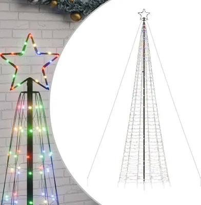 Immagine prodotto di Albero di Natale a LED con punte a terra 1534 LED Multicolore 500 cm