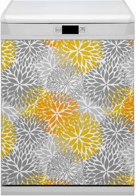 Produktbild von Abwaschbar 60x70 cm Geschirrspüle Magnetmatte Küche Dekorative  - Chrysanthemen