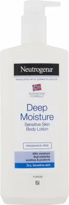 Produktbild von Neutrogena NEUTROGENA_Norwegian Formula Deep Moisture Senstive Haut Body Lotion g??boko nawil?aj?cy balsam bezzapachowy skóra sucha i wra?liwa 400ml