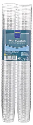 Productafbeelding van METRO PROFESSIONAL koffiebekers, 2 cl, kunststof, transparant, 80 stuks