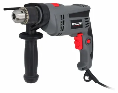 HOOZAR Schlagbohrmaschine 710 W mit 13 mm Bohrfutter und 2 Arbeitsmodi