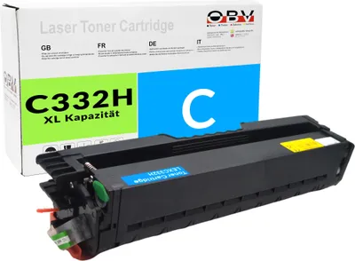 Produktbild von OBV Toner für Lexmark C332HC0 für C3326dw MC3226adwe MC3326adwe MC3326i Cyan
