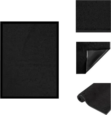 Obrázok produktu pre vidaXL Rohožka čierna 40x60 cm - Rohožky