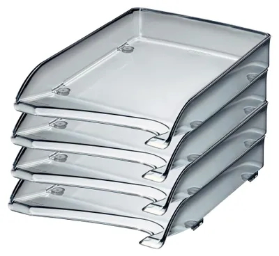 Produktbild von Leitz Eleganter Briefkorb, Transparent, Polystyrol