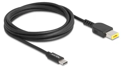 Productafbeelding van Delock oplaadkabel voor notebooks, USB-C mannelijk naar Lenovo 11,0 x 4,5 mm mannelijk
