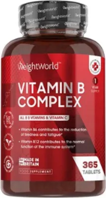 Image de Doplněk stravy Weightworld Vitamin B Complex, 365 comprimés
