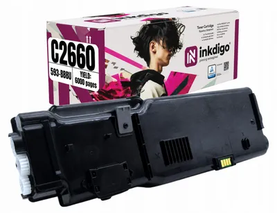 Produktbild von Inkdigo Toner 593-BBBU für Dell C2660dn, C2665dnf – Schwarz, 6000 Seiten,, KI-generiertes Bild