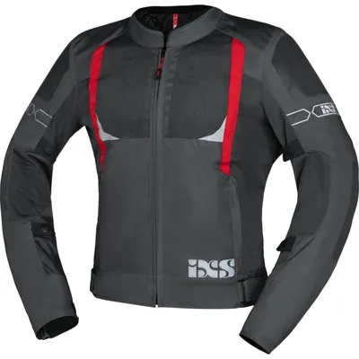 Produktbild von IXS Trigonis-Air Motorrad Textiljacke, grau/rot, M