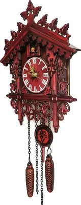 Immagine prodotto di Orologio da parete, design vintage, alimentato a batteria, rosso