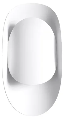 Zdjęcie produktu dla Lampa ścienna, stal, biały H 30 cm