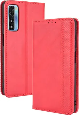 Produktbild von Mobigear Sensation  TCL 20S Hülle Klapphülle Geldbörse - Rot