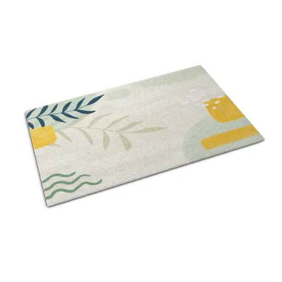 Obrázek produktu pro Rohožka před dveře - Podložka na zachytávání nečistot- Protiskluzová vnitřní venkovní rohožka - 90x60 cm - Geometrická abstrakce