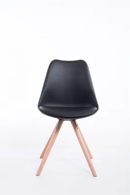 Produktbild von Besucherstuhl HLO-CP8 Natura Rund  schwarz