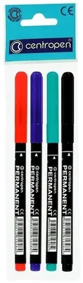 Produktbild von Centropen 2536 Permanentmarker - 4er-Satz