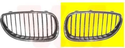Produktbild von VAN WEZEL 0655513 Kühlergrill Frontgrill für BMW 5 Limousine (E60) Links Chrom