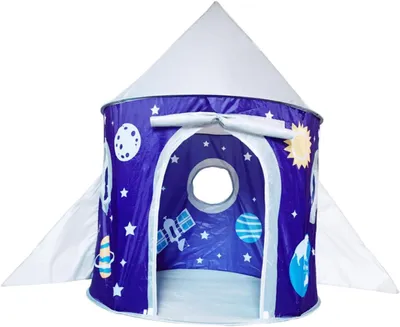 Produktbild von Spielzelt Weltraum Themenzelt Faltbares Spielhaus Tragbar Für Jungen Mädchen Indoor Outdoor