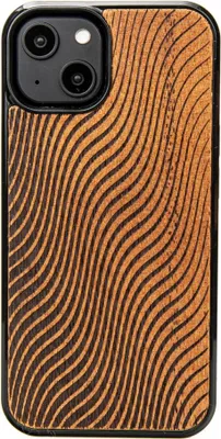 Immagine prodotto di Custodia in legno per iPhone 15, Bewood Merbauwellen