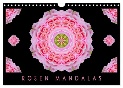 Produktbild von ROSEN MANDALAS (Wandkalender 2027 DIN A4 quer), CALVENDO Monatskalender
