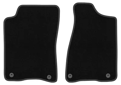Immagine prodotto di Tappetini anteriori in moquette per Audi 80 B3 1986-1991 (berlina) – 2 pezzi, neri, su misura – Wielganizator BASIC