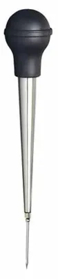 Bratenspritzen-Set, Edelstahl, Silikongriff, 25 cm, 1 Stück