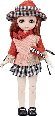 Image de Poupée articulée du zodiaque - 30cm Gémeaux, 13 articulations, Avec vêtements & accessoires - Kit de bricolage, cadeau & collection