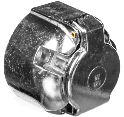 Zdjęcie produktu dla Gniazdo przyczepowe aluminiowe, 7-pinowe, 12/24 V, OR-AE-1387