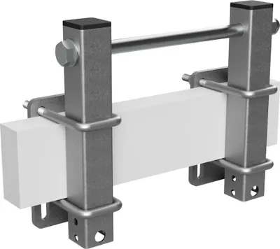 Immagine prodotto di Supporti con asse supporto per rulli laterali rimorchio de barca zincato SUPROD, B=200, L=250 mm