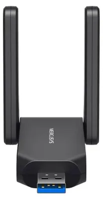 Zdjęcie produktu dla Mercusys MA72XH, Bezprzewodowy, USB, WLAN, 1201 Mbit/s, Czarny