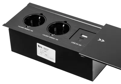 Zdjęcie produktu dla Gniazdo blatowe Spacetronik SPS-S24CB V2 COMPACT