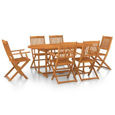 Obrázek produktu pro 7dílný zahradní jídelní set 180x90x75 cm masivní akáciové dřevo