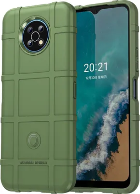 Produktbild von Mobigear Rugged Shield  Nokia G50 Hülle Flexibles TPU Backcover Stoßfest - Grün