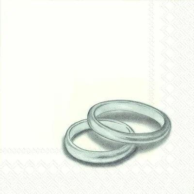 Produktbild von RINGS silver Cocktail-Servietten C 602605