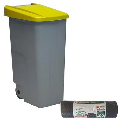 Obrázok produktu pre Omgoods – Kontajner na odpad 85 litrov s 10 vreckami na recykláciu