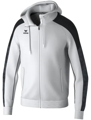 Produktbild von erima EVO STAR Trainingsjacke mit Kapuze S weiß/schwarz
