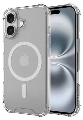 Image de Cazy Coque Compatible avec iPhone 17 – Coque Antichoc compatible avec MagSafe – Transparente