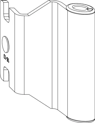 Image de Maco Mutli 202537 Equerre de penture DTuni 12/20-13 mm Ferrure de fenêtre 160 kg argent