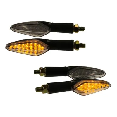 Produktbild von Motorrad LED Blinker Shower carbon klar 4-er Set