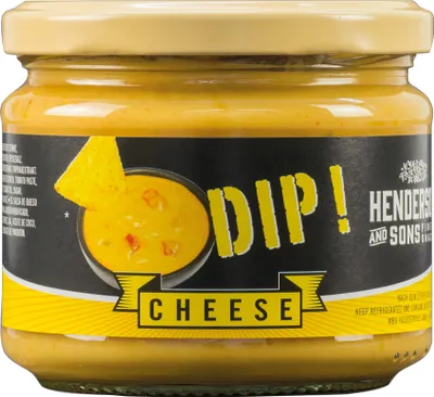 Verpackungsbild Henderson Sons Cheese Jalapeno Dip cremig pikant 12er Pack 300g