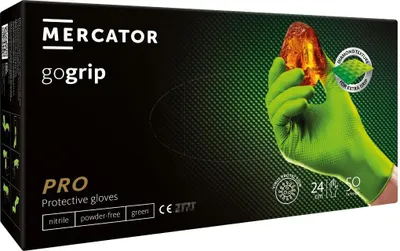 Produktbild von MERCATOR Einweghandschuhe RP30029004_0001 24cm Nitril