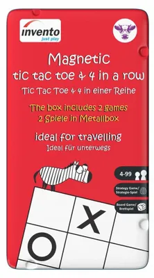 Produktbild von Magnetspiel Tic Tac Toe & 4 in einer Reihe Metalldose