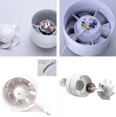 Obrázek produktu pro Axiální ventilátor 125 mm, 16 W, 240 m³/h – energeticky úsporný do kuchyně nebo koupelny.