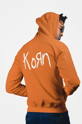 Produktbild von D&B Uni Hoodie ZIPZN00007 Korn Orange-Größe 2XL