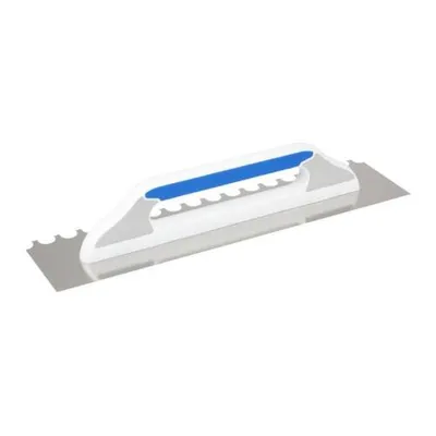 Obrázek produktu pro KUBALA - hladítko nerezové 480x130mm zub půlkulatý - trojsložková rukojeť