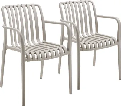 Produktbild von tectake® Gartenstühle Alcudia, wetterfest, stapelbar