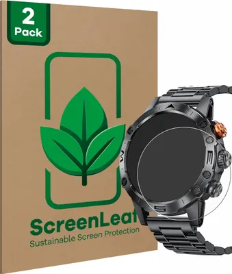Produktbild von 2x ScreenLeaf Schutzfolie für DekeFit MT43PRO 1.53" nachhaltiger Displayschutz Display Schutz Folie Klar Transparent