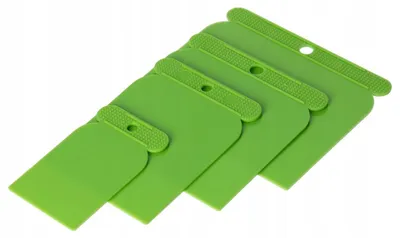 Produktbild von Japanspachtel Spachtelmesser Flexspachtel - 4-teilig - 45 mm / 75 mm / 100 mm / 125 mm - Edelstahl