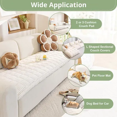 Image de Housses de bras de canapé antidérapantes, forme en L, protège-canapé, pour canapé d'angle, canapé 2 places, couleur gris foncé, 90x90 cm